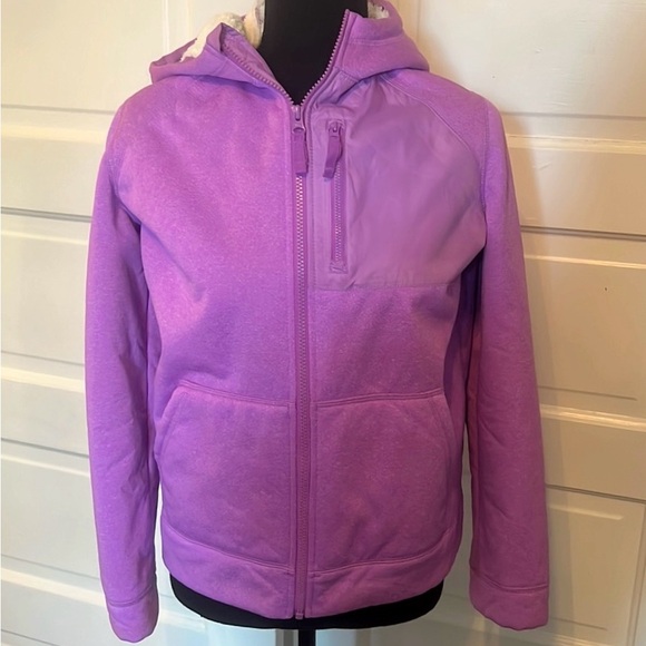 New Lands’ End fleece lined hooded jacket XL